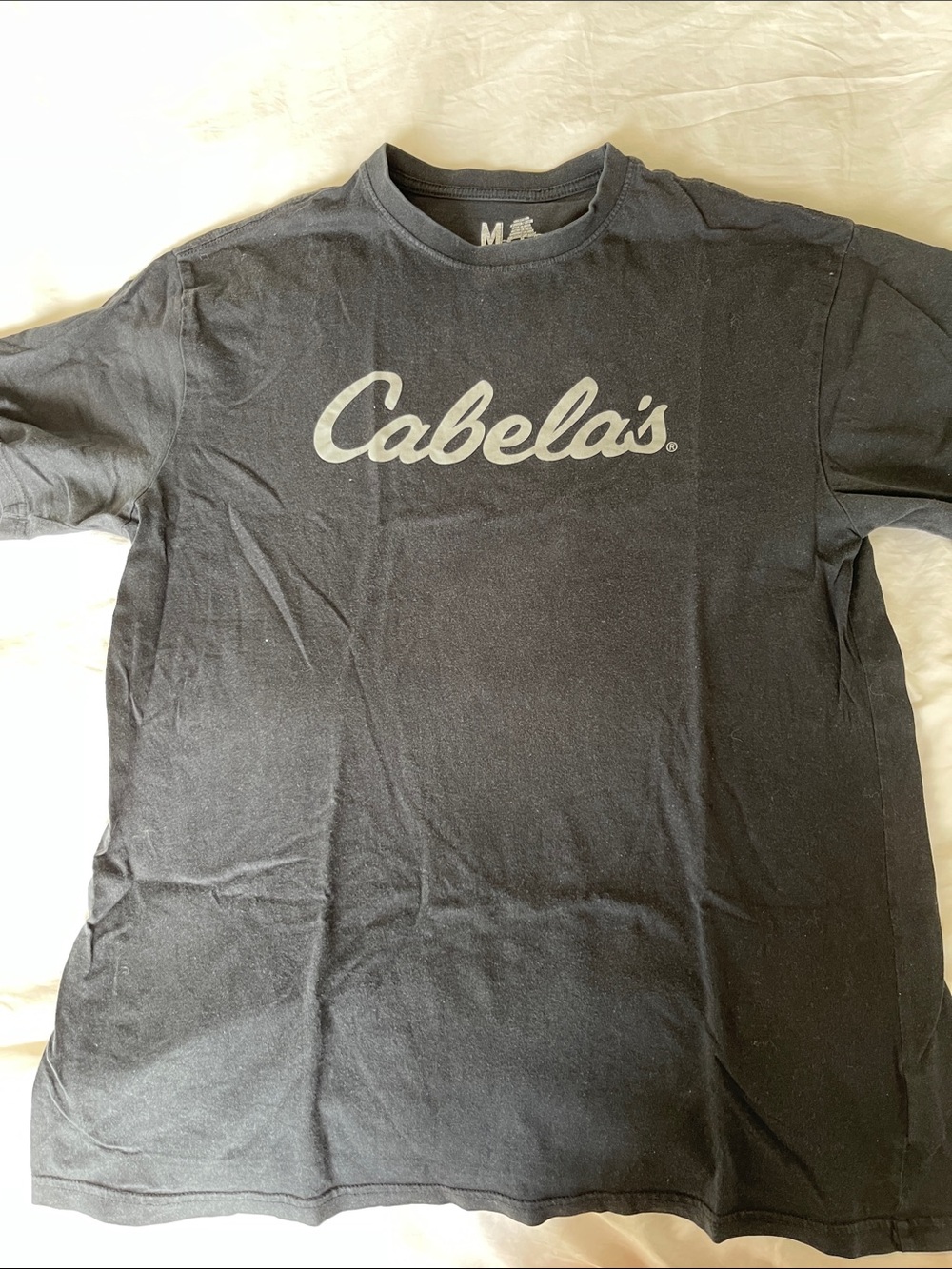 Cabela's Black Short Sleeve Logo T-Shirt